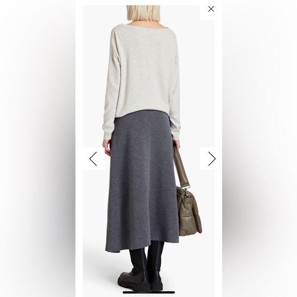 BRUNELLO CUCINELLI
Bead-embellished melange cashmere sweater Light Grey Size XS - Picture 4 of 17